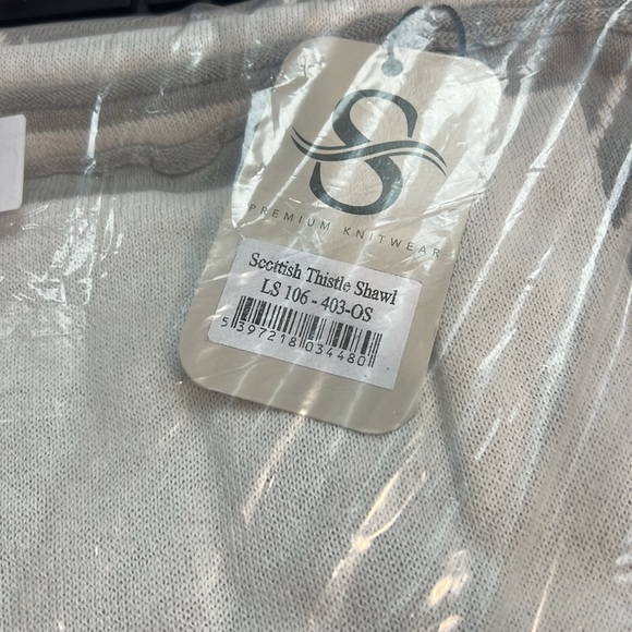 SAOL Scottish Thistle Shawl Ariana for Women 100% Egyptian Cotton NEW ONE SIZE - Picture 5 of 6